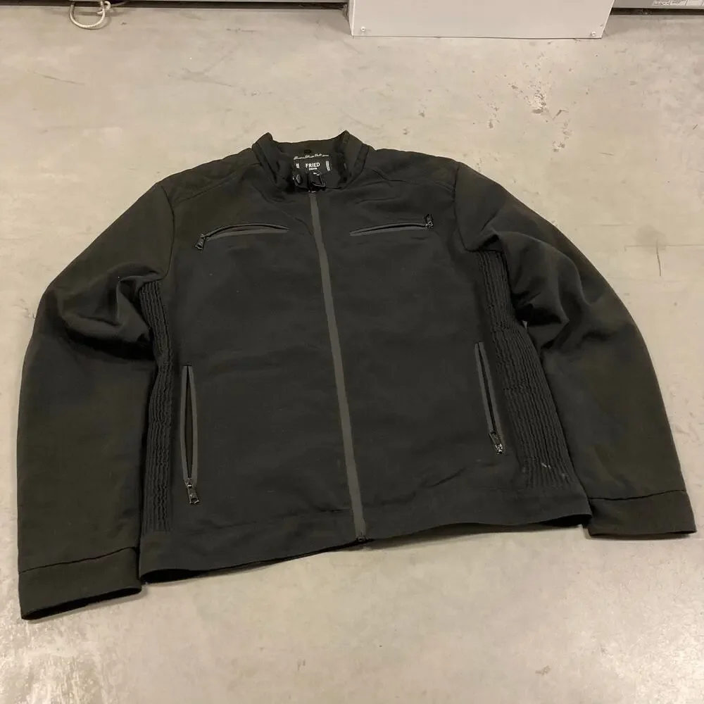 vintage y2k slim moto jacket